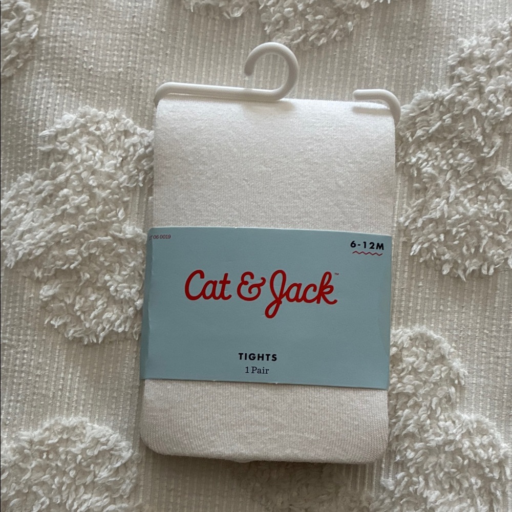 Cat & Jack Cream Cat Tights